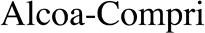 Logo van Alcoa Compri